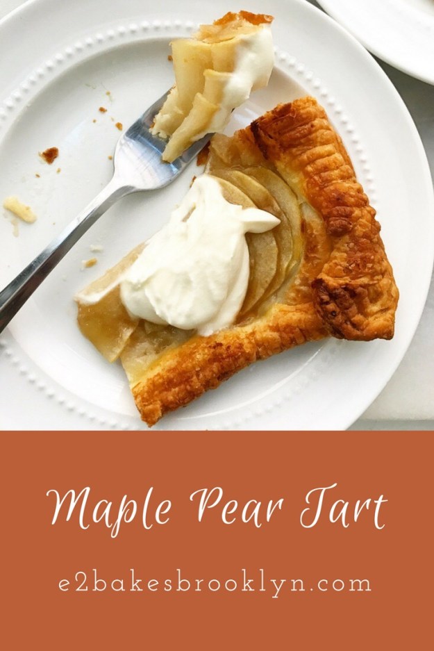 Maple Pear Tart