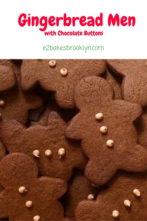 Gingerbread Men with Chocolate Buttons