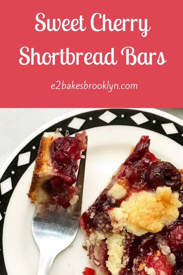 Sweet Cherry Shortbread Bars