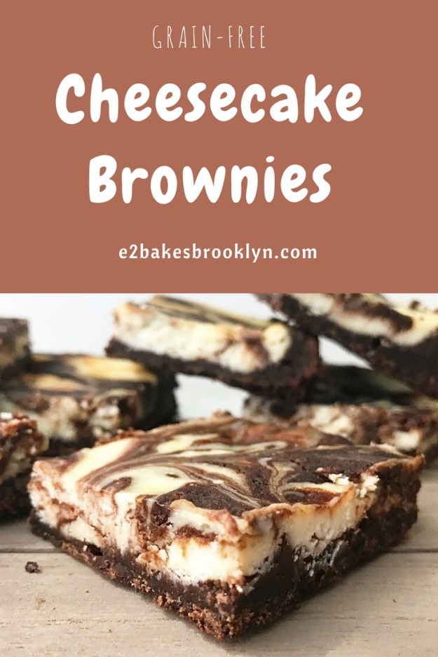 Cheesecake Brownies {Grain-Free}
