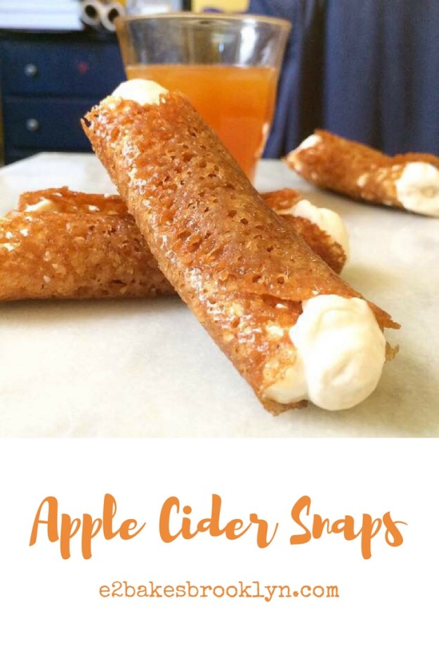 Apple Cider Snaps