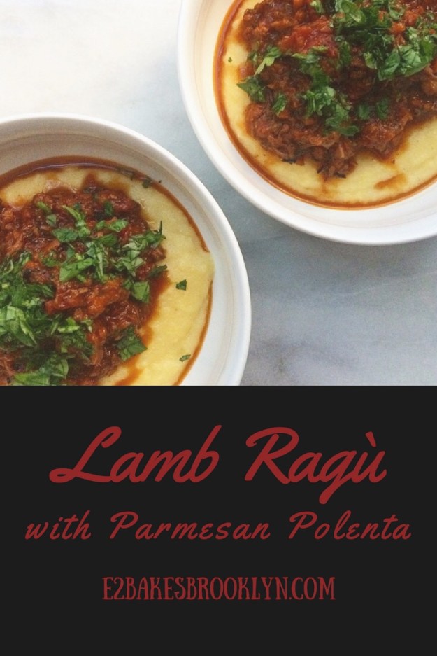 Lamb Ragù with Parmesan Polenta