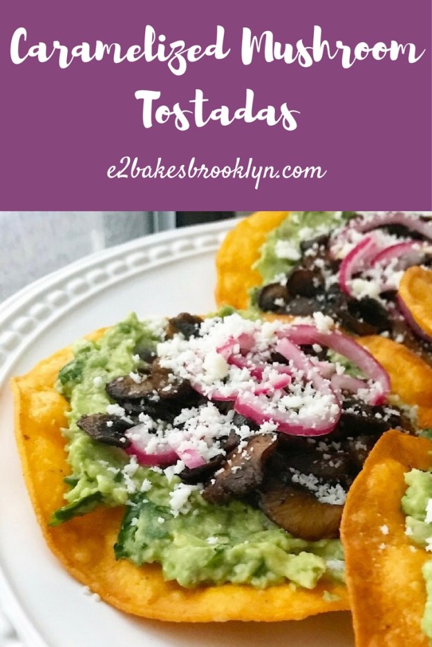 Caramelized Mushroom Tostadas