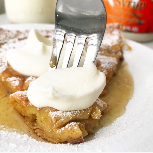 Eggnog Puff Pancake {Dutch Baby}