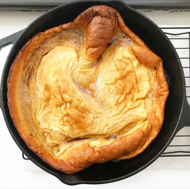 Eggnog Puff Pancake {Dutch Baby}