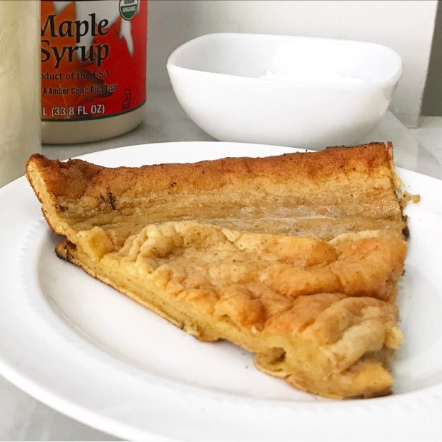 Eggnog Puff Pancake {Dutch Baby}