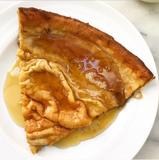 Eggnog Puff Pancake {Dutch Baby}