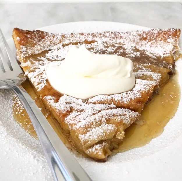 Eggnog Puff Pancake {Dutch Baby}