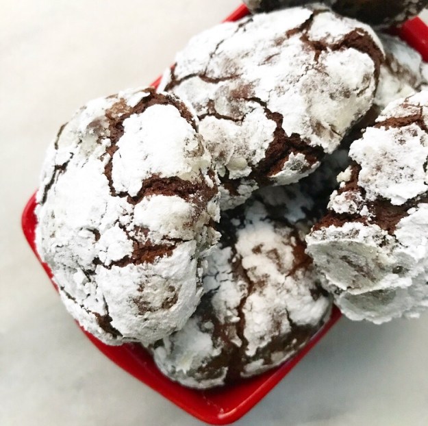 Mexican Hot Chocolate Crinkles {Gluten-Free}
