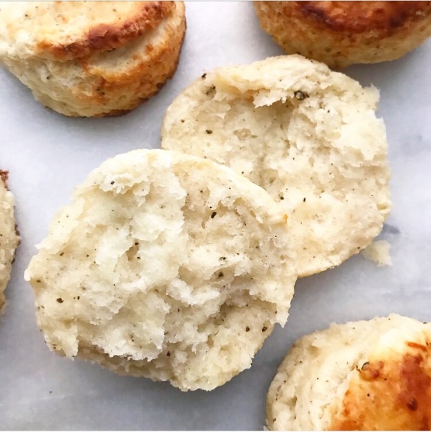 Parmesan & Black Pepper Biscuits
