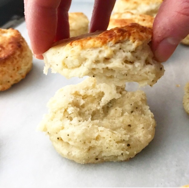 Parmesan & Black Pepper Biscuits