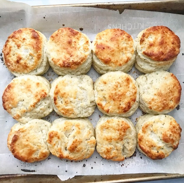 Parmesan & Black Pepper Biscuits