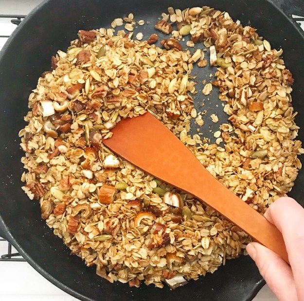 10 Minute Stovetop Granola
