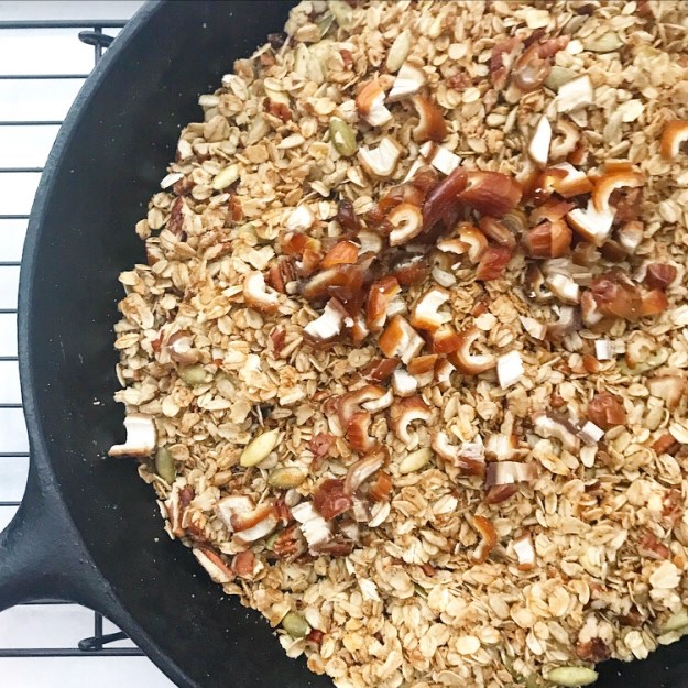 10 Minute Stovetop Granola