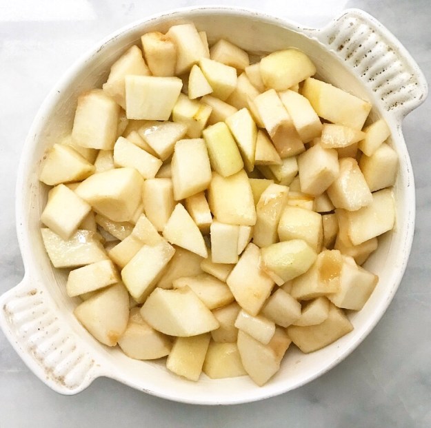 Pear Crisp with Chocolate & Ginger