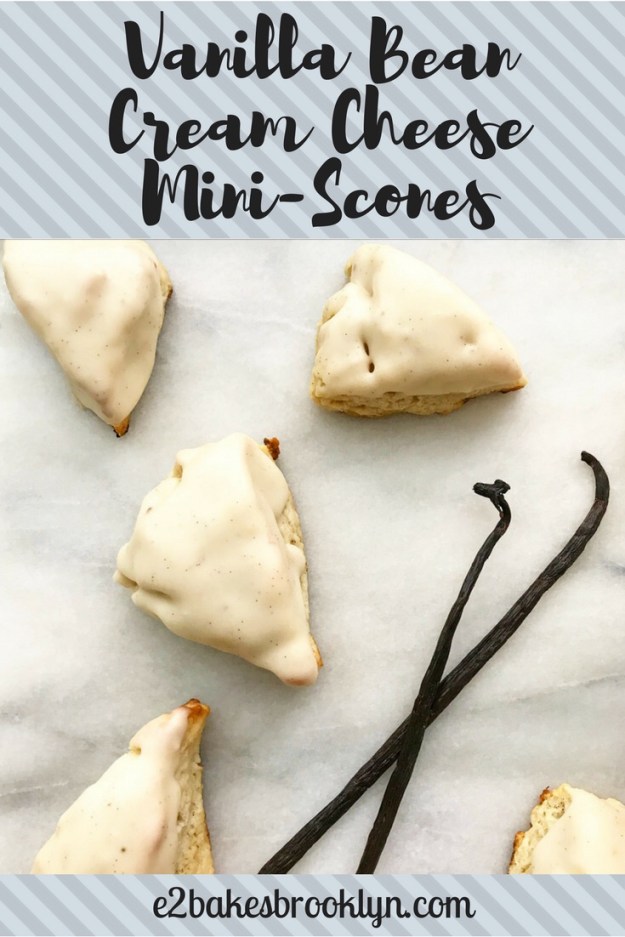 Vanilla Bean Cream Cheese Mini-Scones