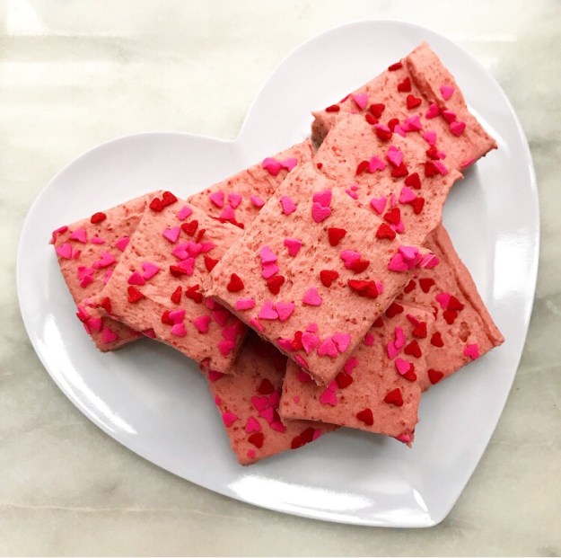 Strawberry Sugar Cookie Squares