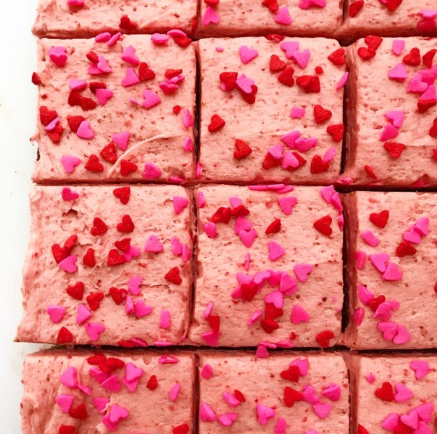 Strawberry Sugar Cookie Squares