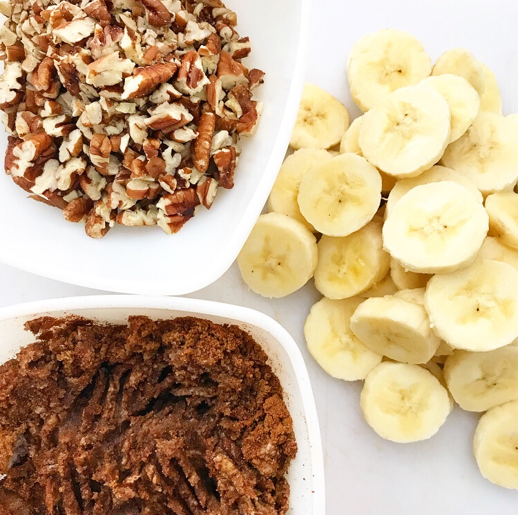 Banana Pecan Sticky Buns