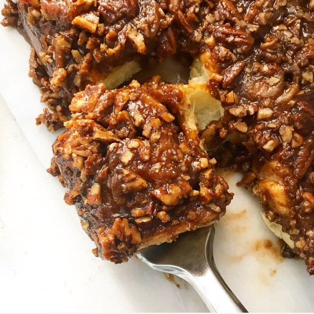Banana Pecan Sticky Buns