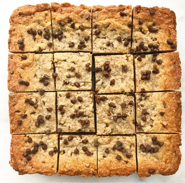 Oreo-Stuffed Peanut Butter Blondies