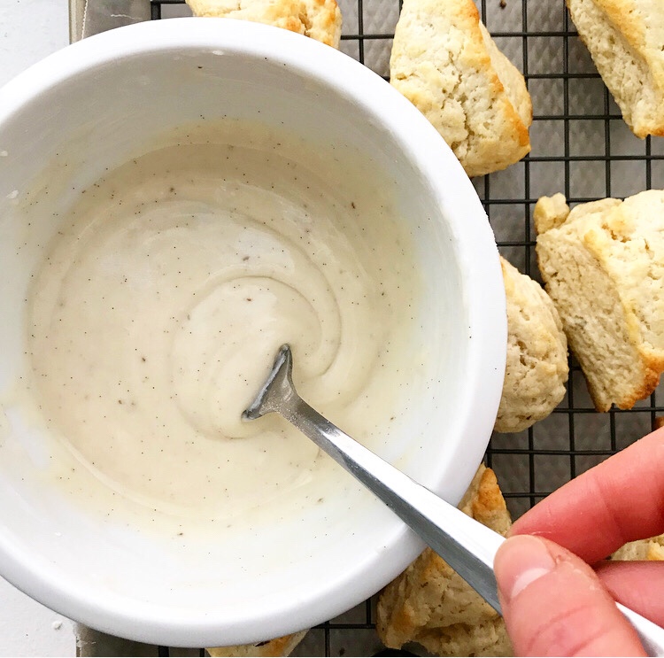 Vanilla Bean Cream Cheese Mini-Scones