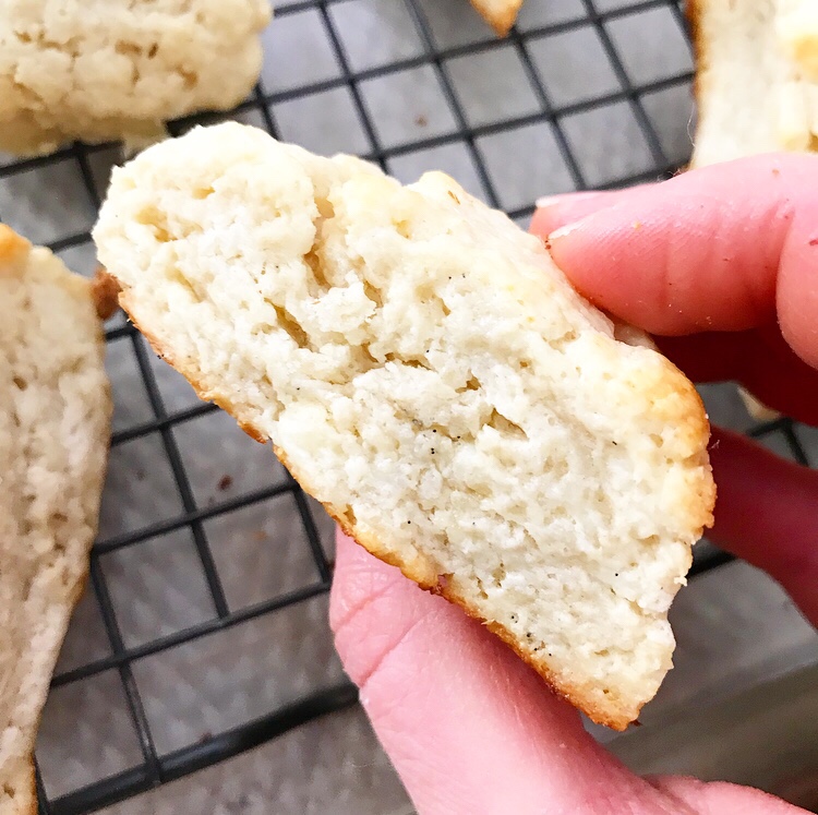 Vanilla Bean Cream Cheese Mini-Scones