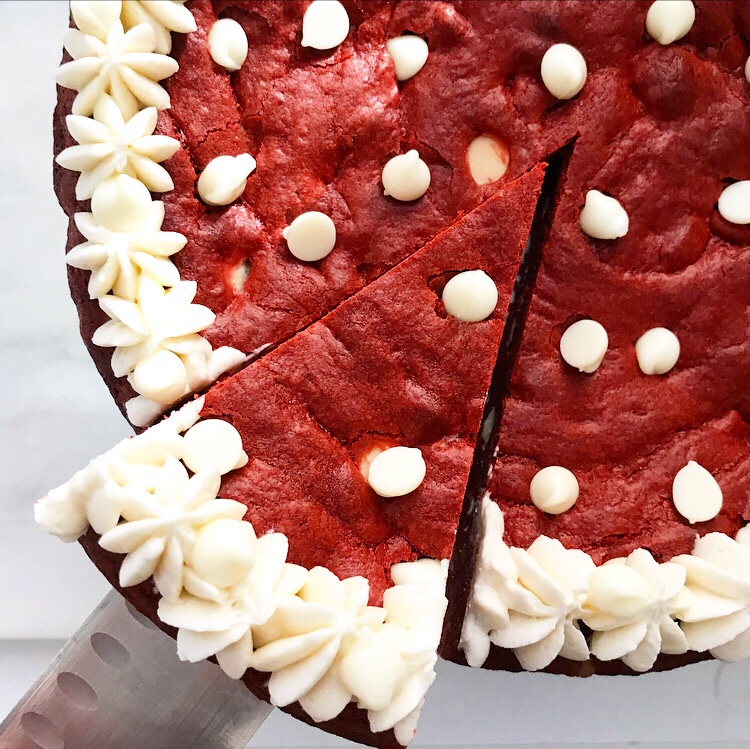 Red Velvet Cookie Cake
