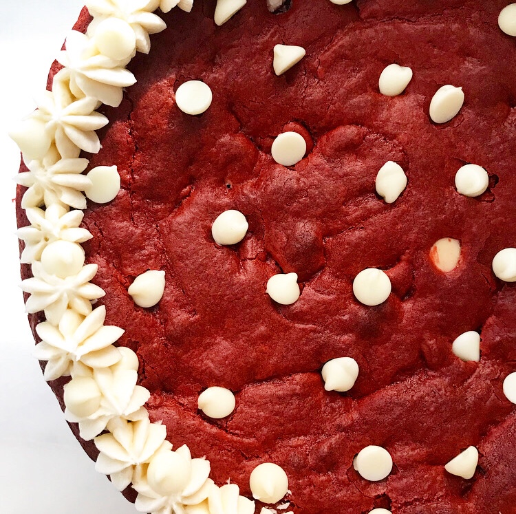 Red Velvet Cookie Cake