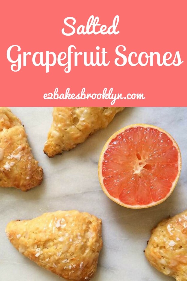 Salted Grapefruit Scones