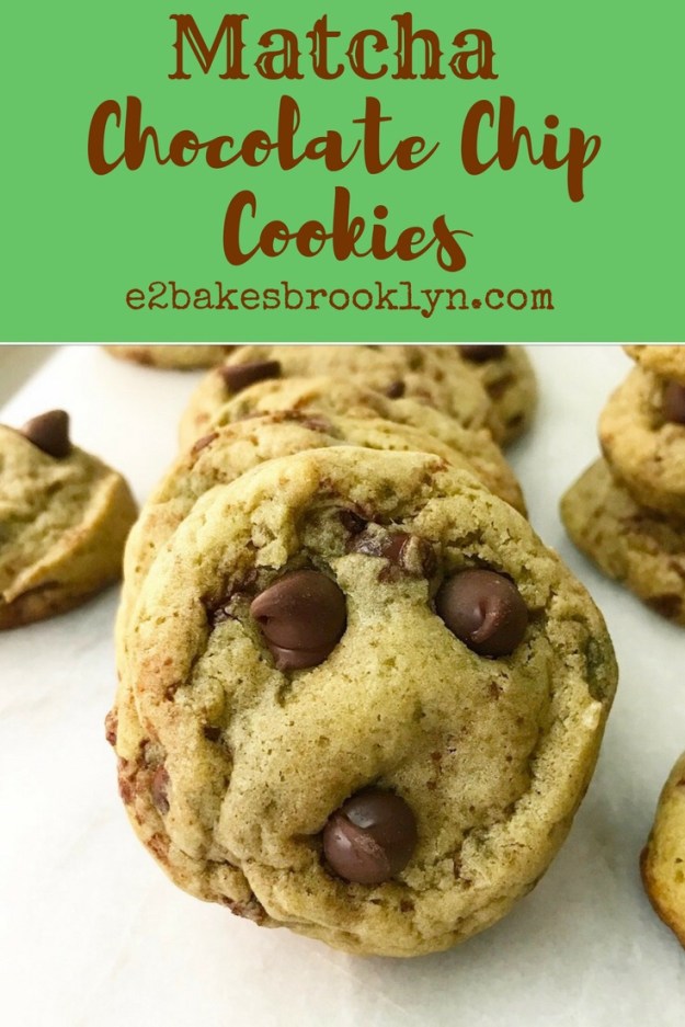 Matcha Chocolate Chip Cookies