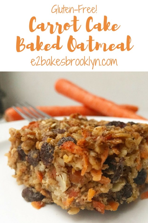 Carrot Cake Baked Oatmeal 