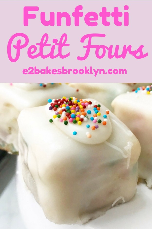 Funfetti Petit Fours