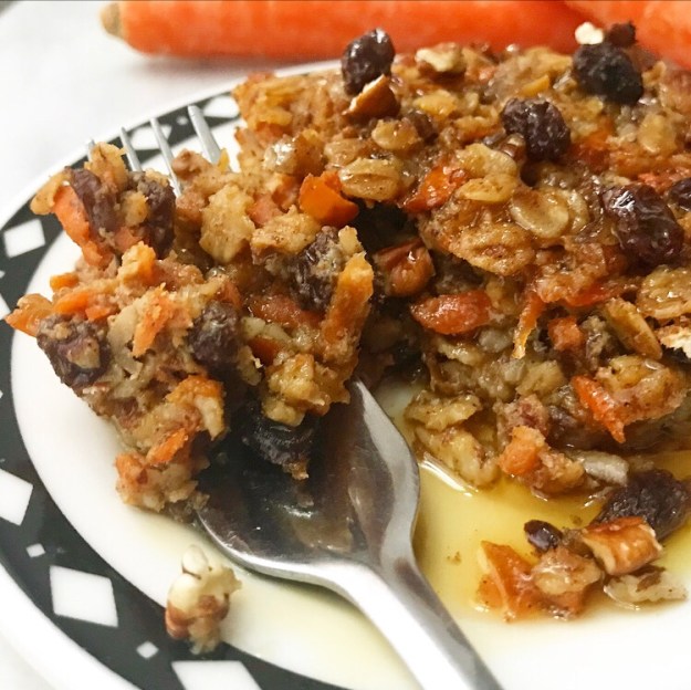 Carrot Cake Baked Oatmeal