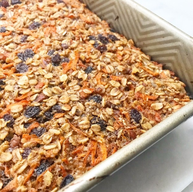 Carrot Cake Baked Oatmeal