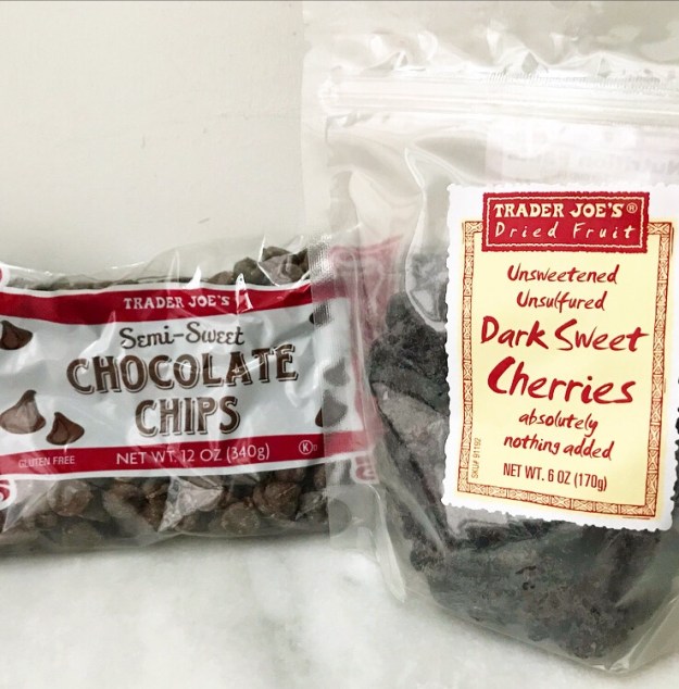 Chewy Chocolate Cherry Oatmeal Cookies