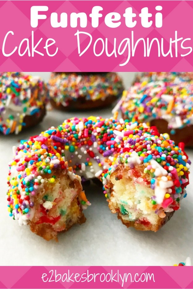 Funfetti Cake Doughnuts