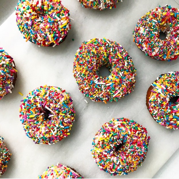 Funfetti Cake Doughnuts