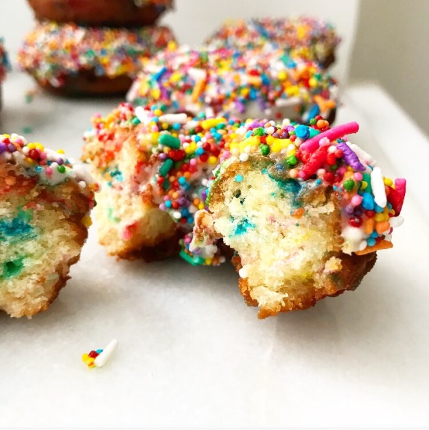 Funfetti Cake Doughnuts