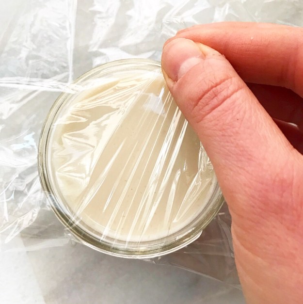 Buttermilk Panna Cotta with Roasted Strawberry Rhubarb Compote