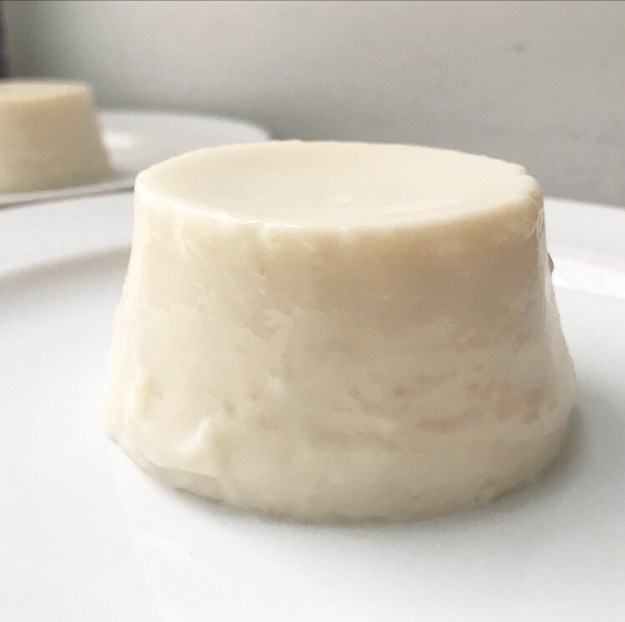 Buttermilk Panna Cotta with Roasted Strawberry Rhubarb Compote