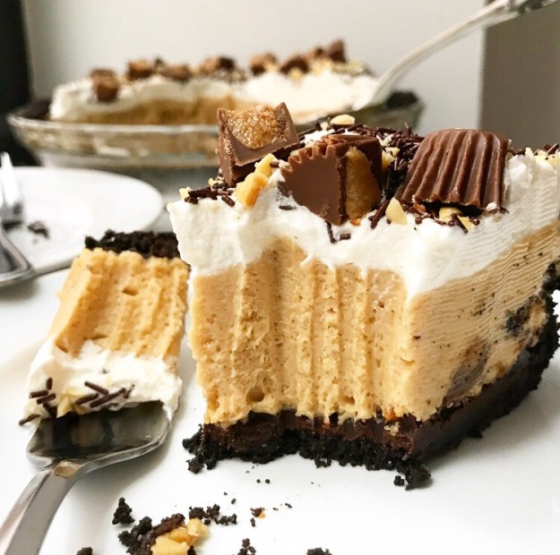 No-Bake Peanut Butter Pie