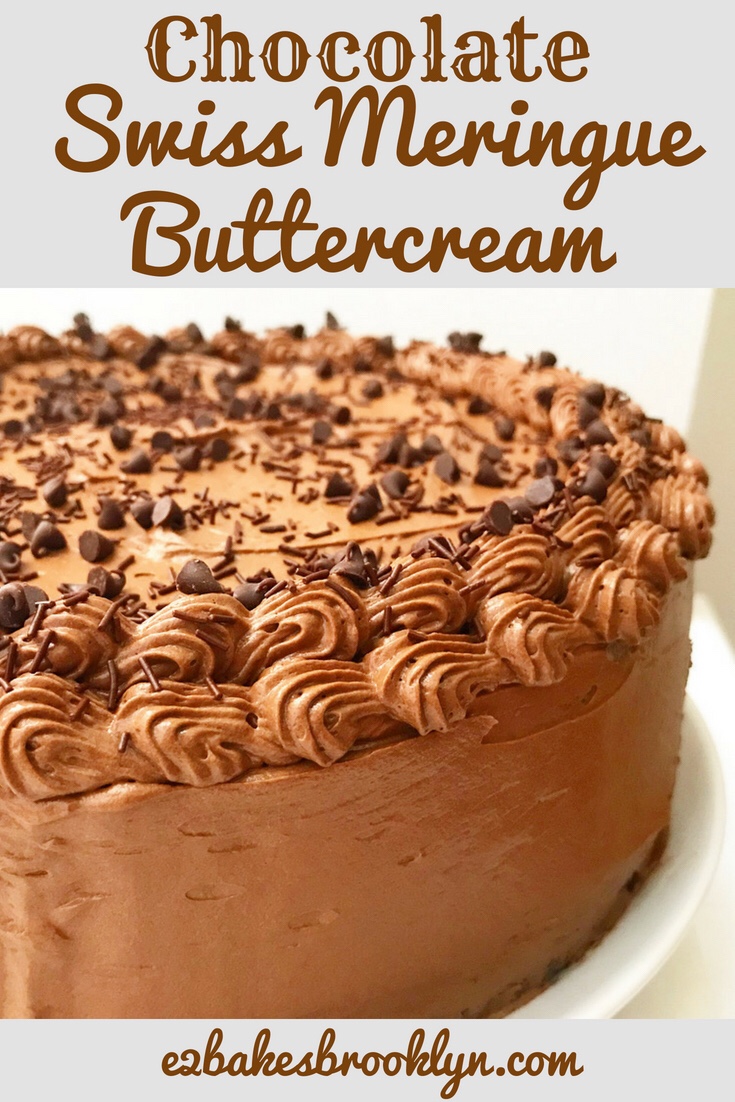 Chocolate Swiss Meringue Buttercream 