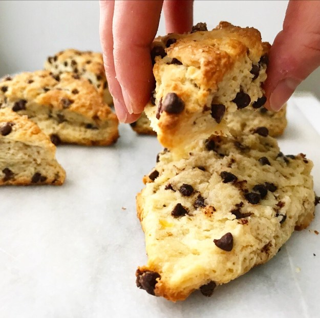 Brown Butter Chocolate Chip Scones