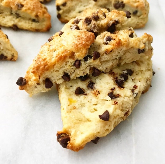 Brown Butter Chocolate Chip Scones