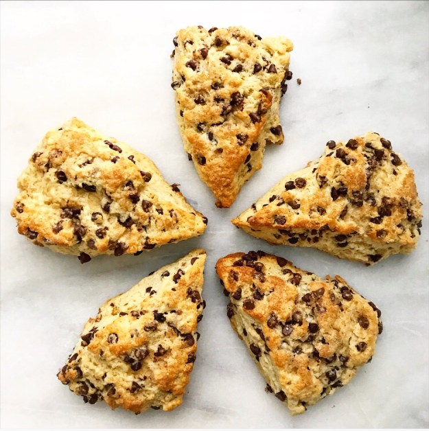 Brown Butter Chocolate Chip Scones
