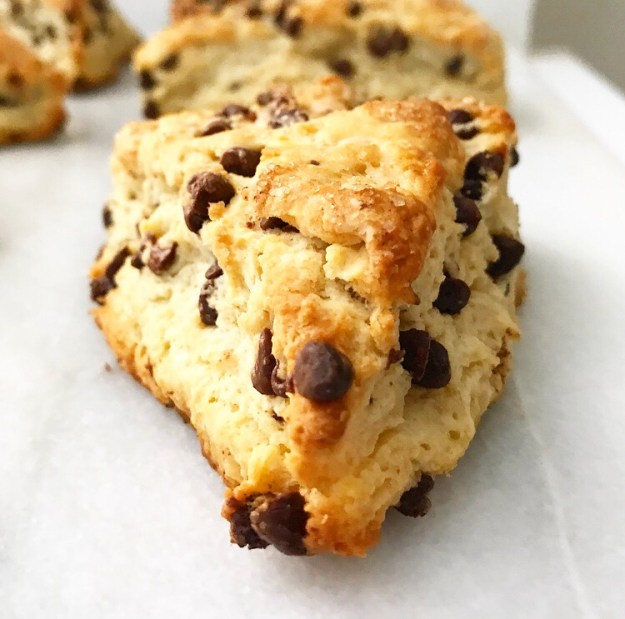 Brown Butter Chocolate Chip Scones