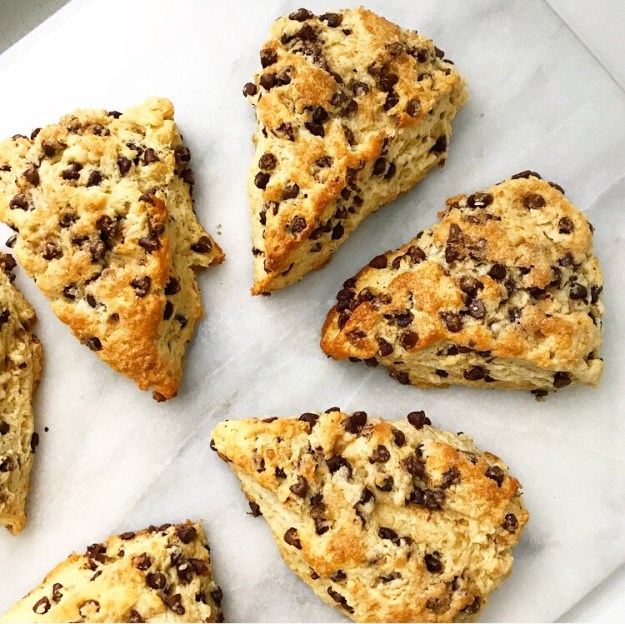 Brown Butter Chocolate Chip Scones