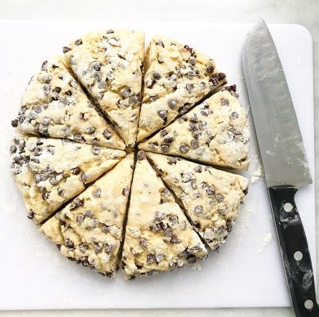 Brown Butter Chocolate Chip Scones