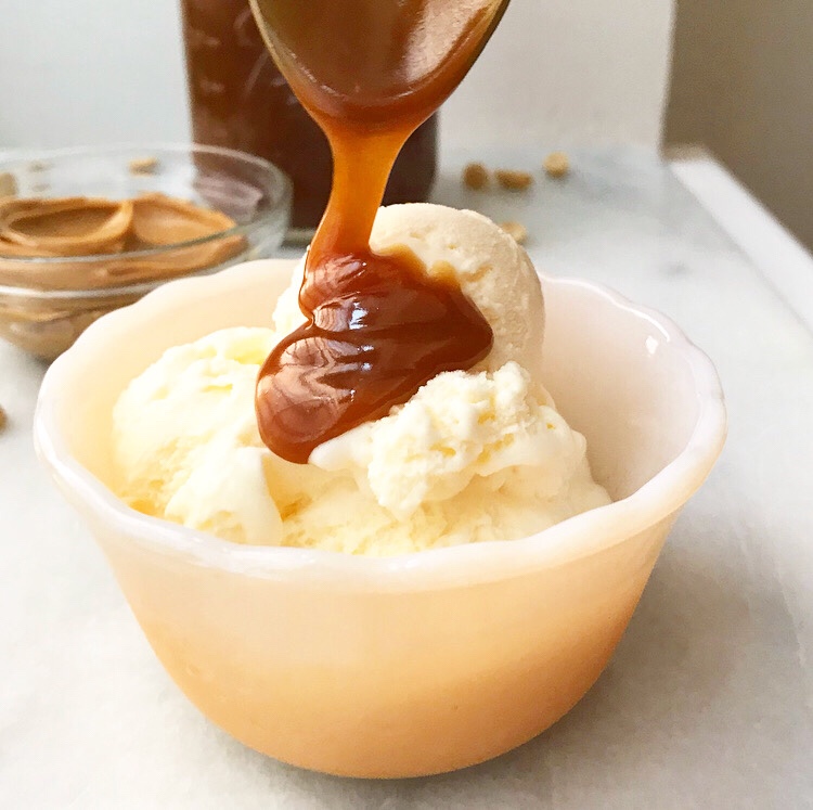 Peanut Butter Caramel Sauce | e2 bakes brooklyn